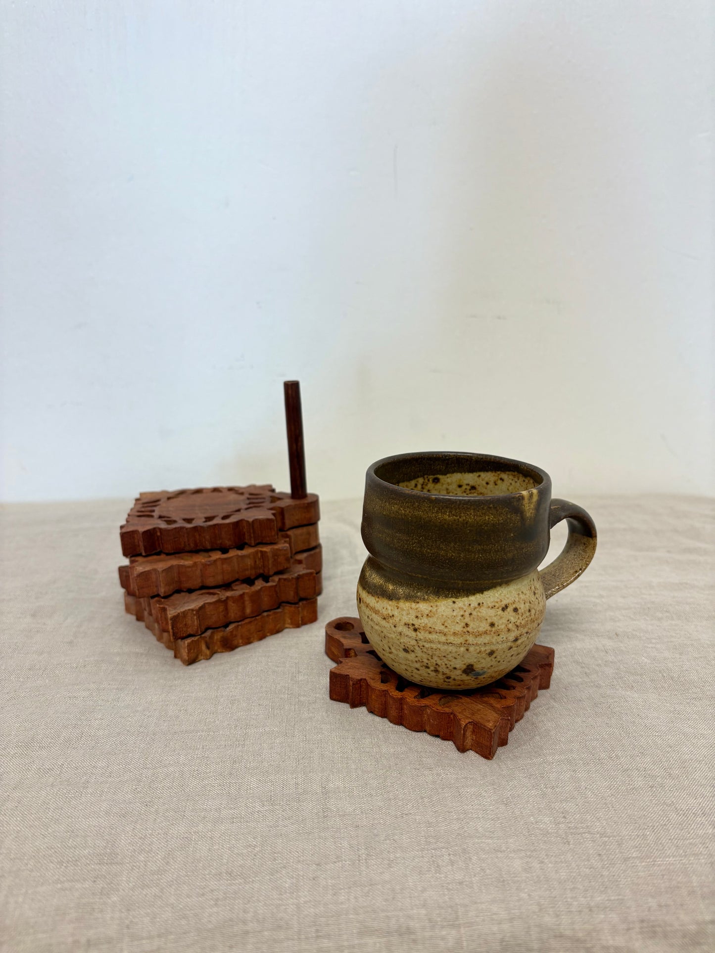 Wooden Coaster Set