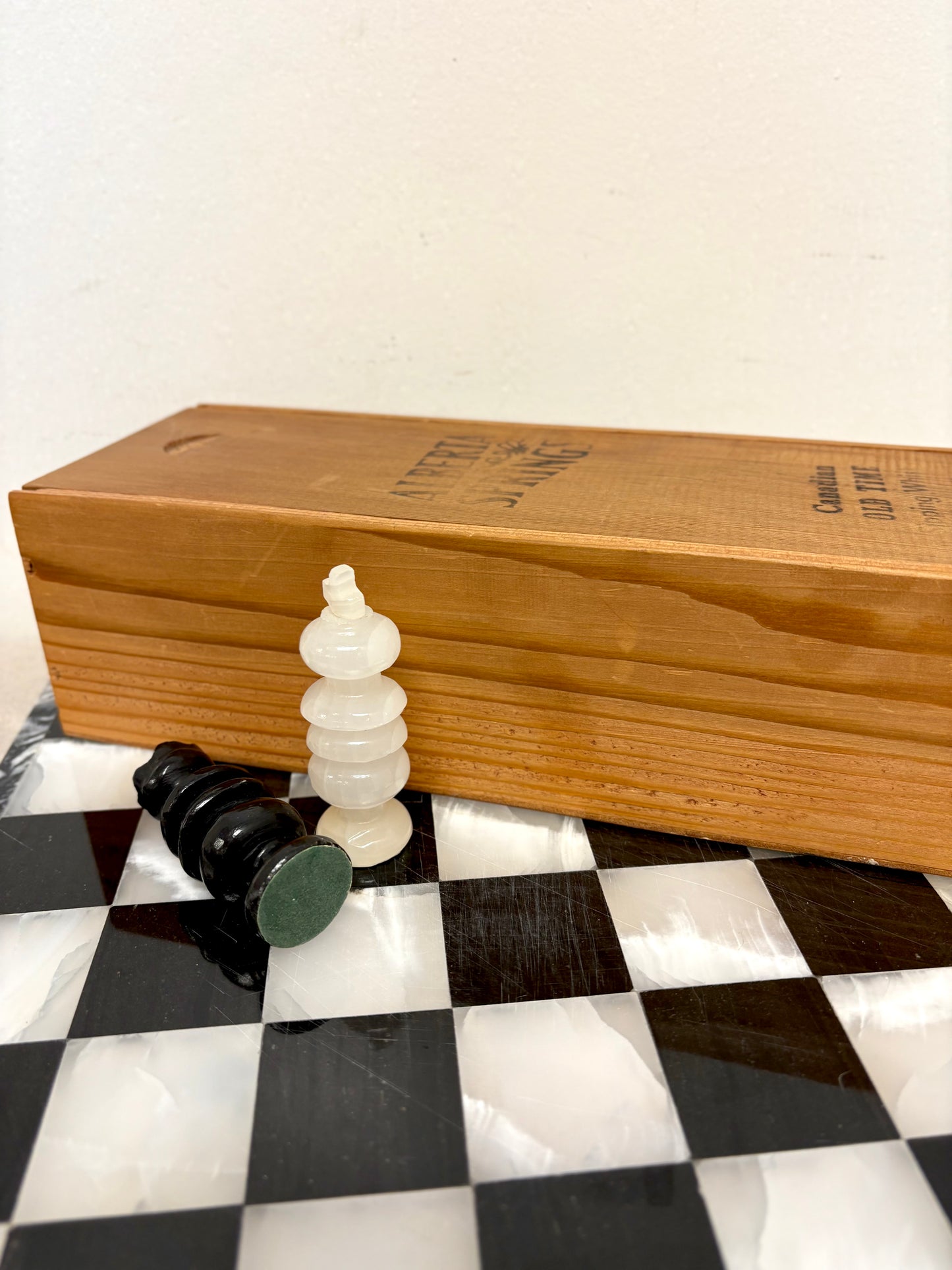 Marble Chess & Checkers Set