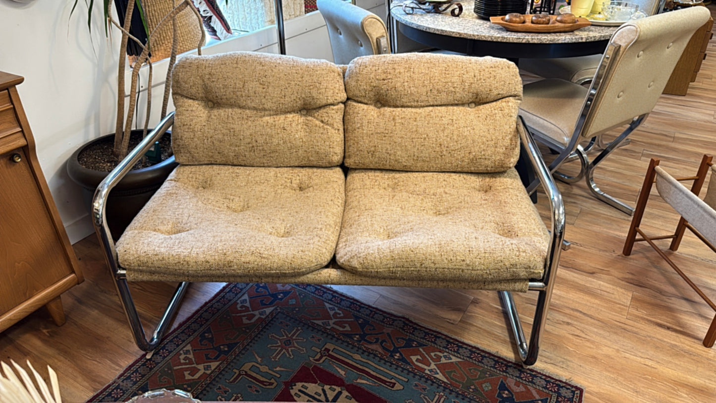 Tubular 70s Loveseat