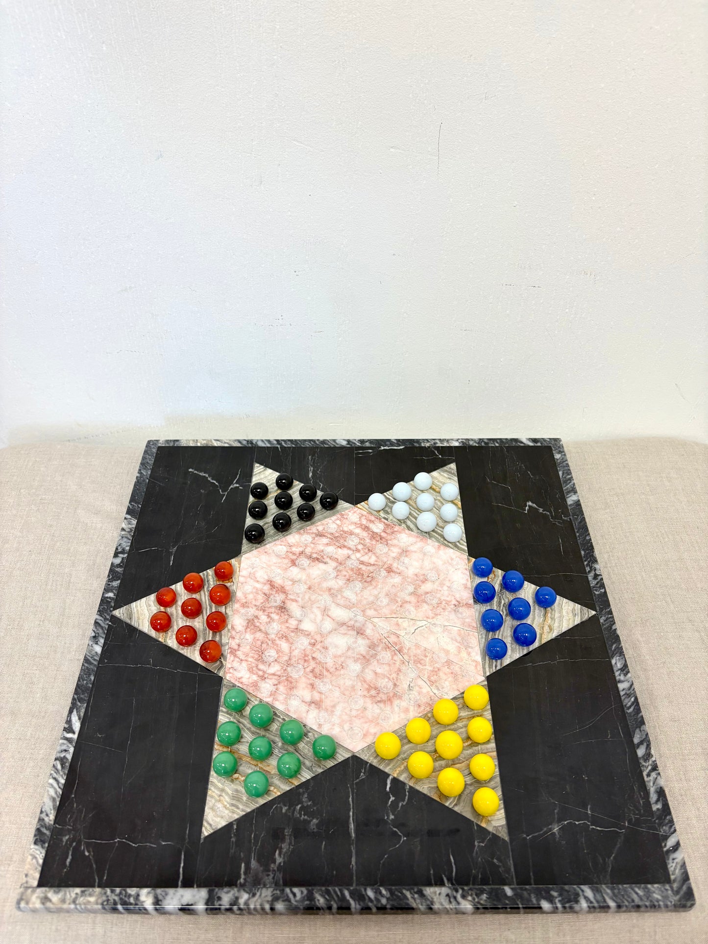 Marble Chess & Checkers Set