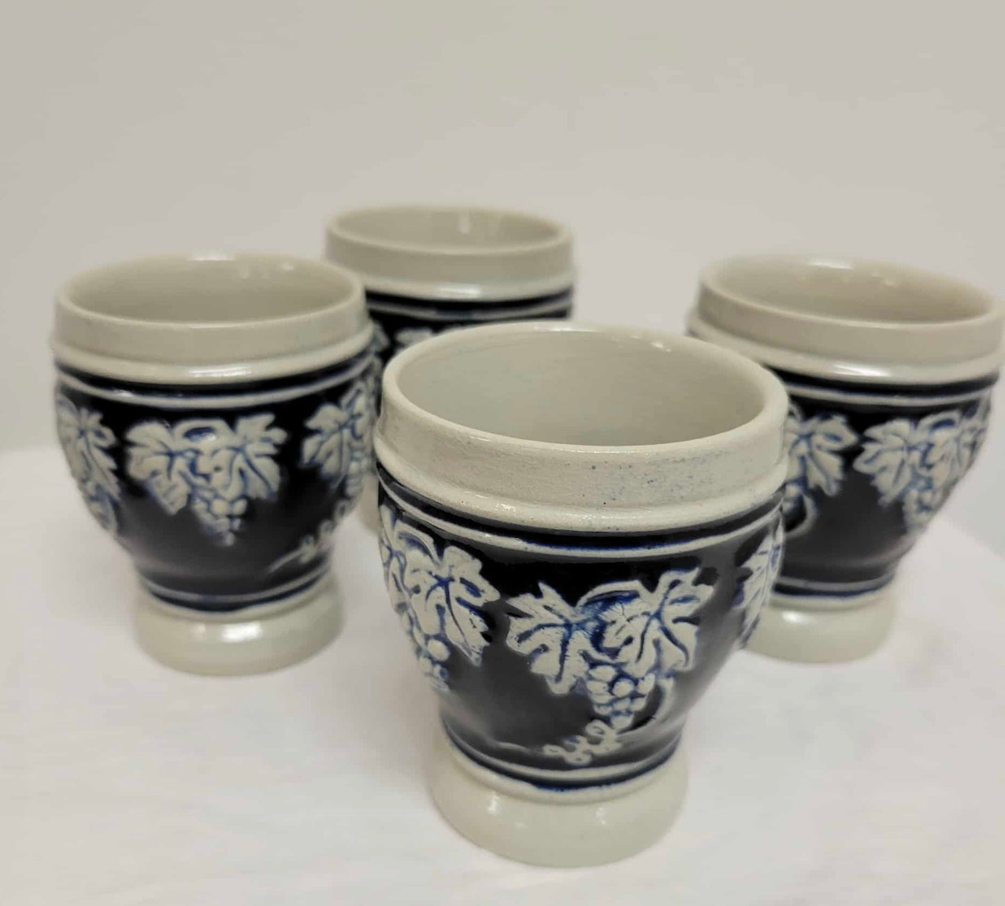 Zoller & Born German Stoneware Wine Goblets