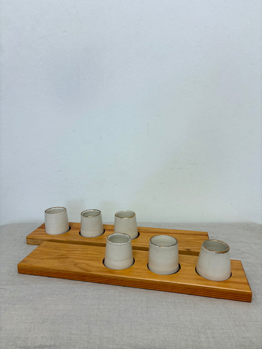Handmade Beer Flight Tray