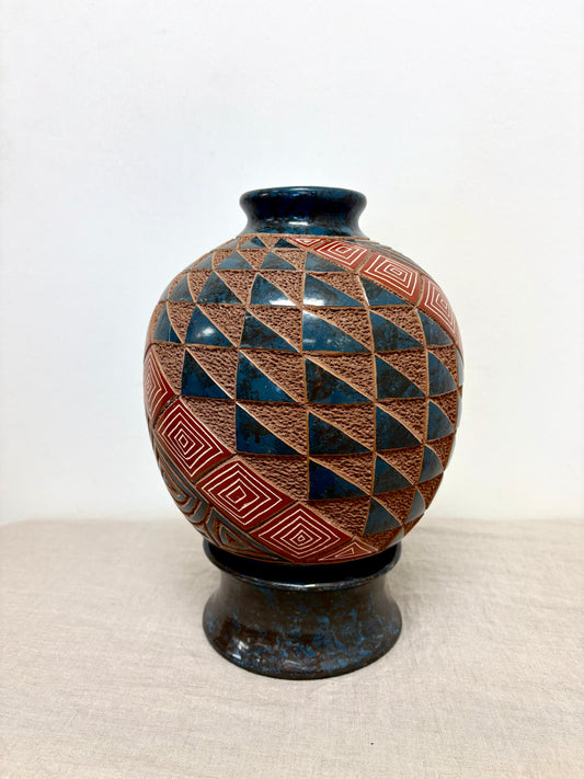 Juan Sanchez Pottery Vase