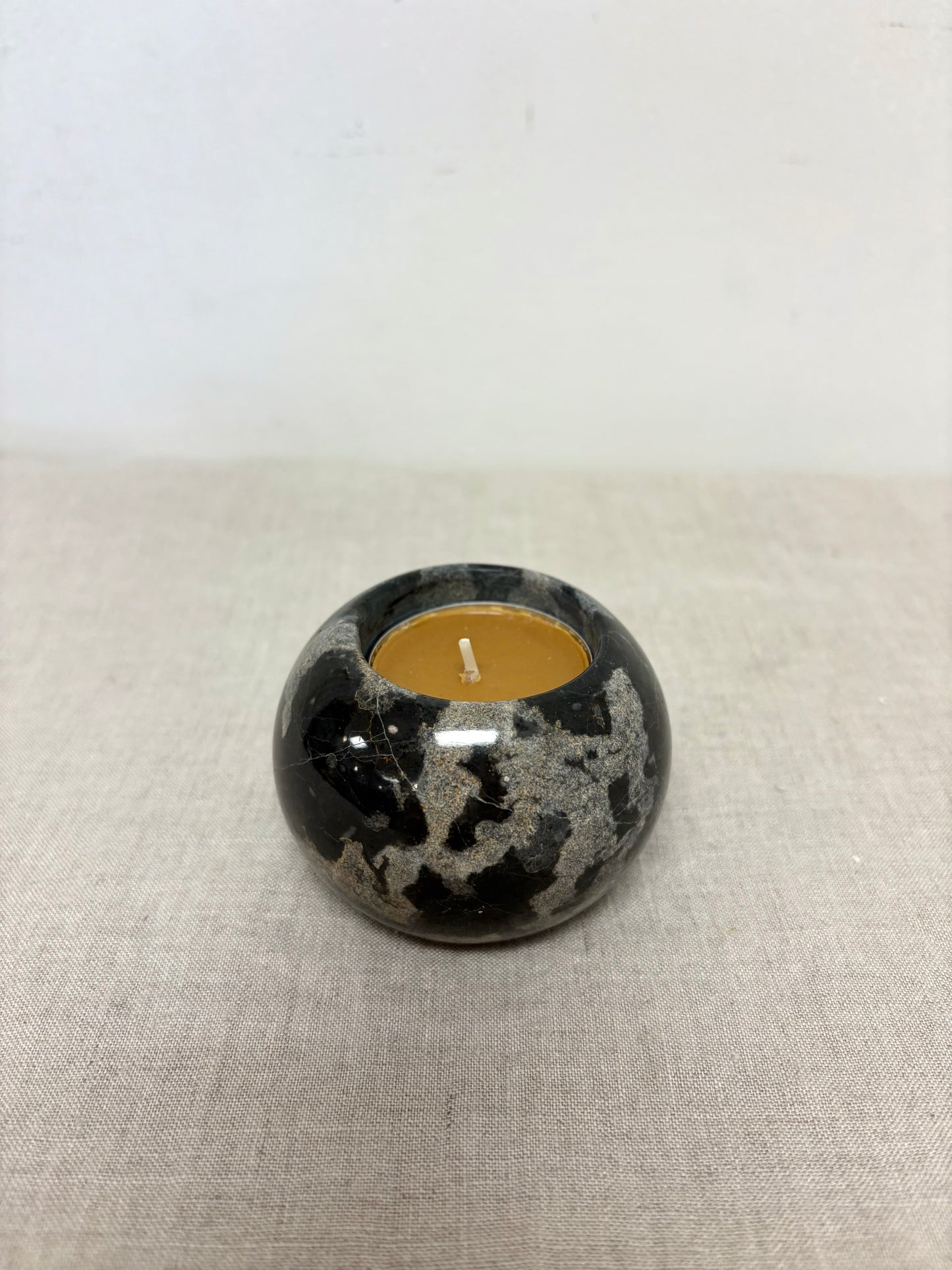 Marble Round Tealight Holder