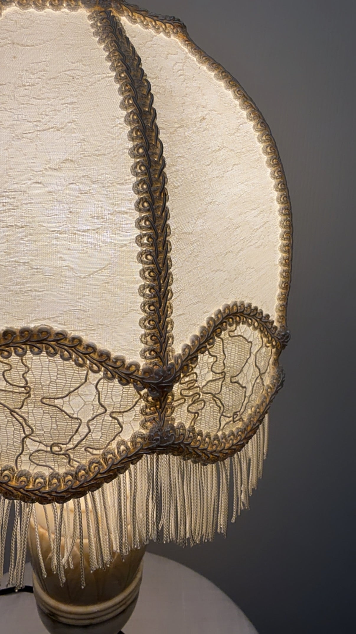 Vintage Alabaster Table Lamp