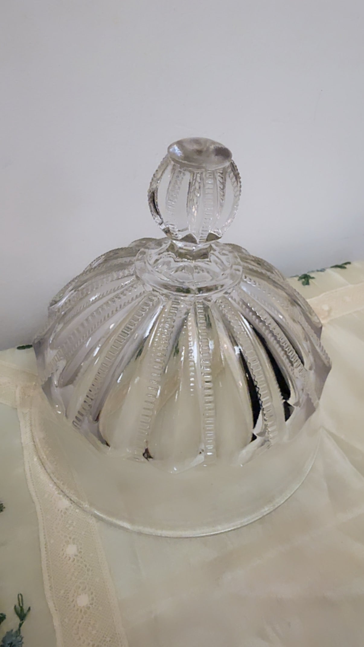 Vintage Fostoria Colonial Prism Butter Dish