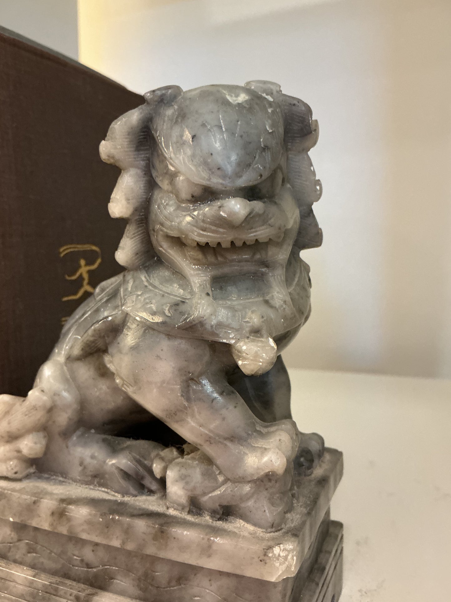Vintage Foo Dog Book Ends