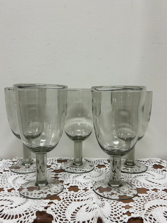 Libbey Premier Smoke Grey Goblets