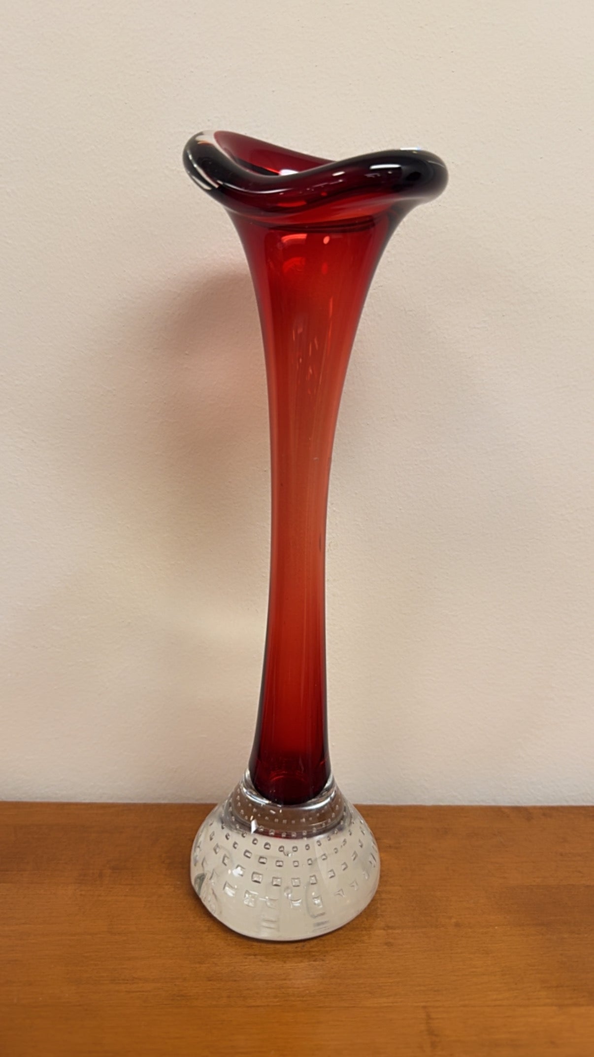 Aseda Glasbruk “Jack in the Pulpit” Vase