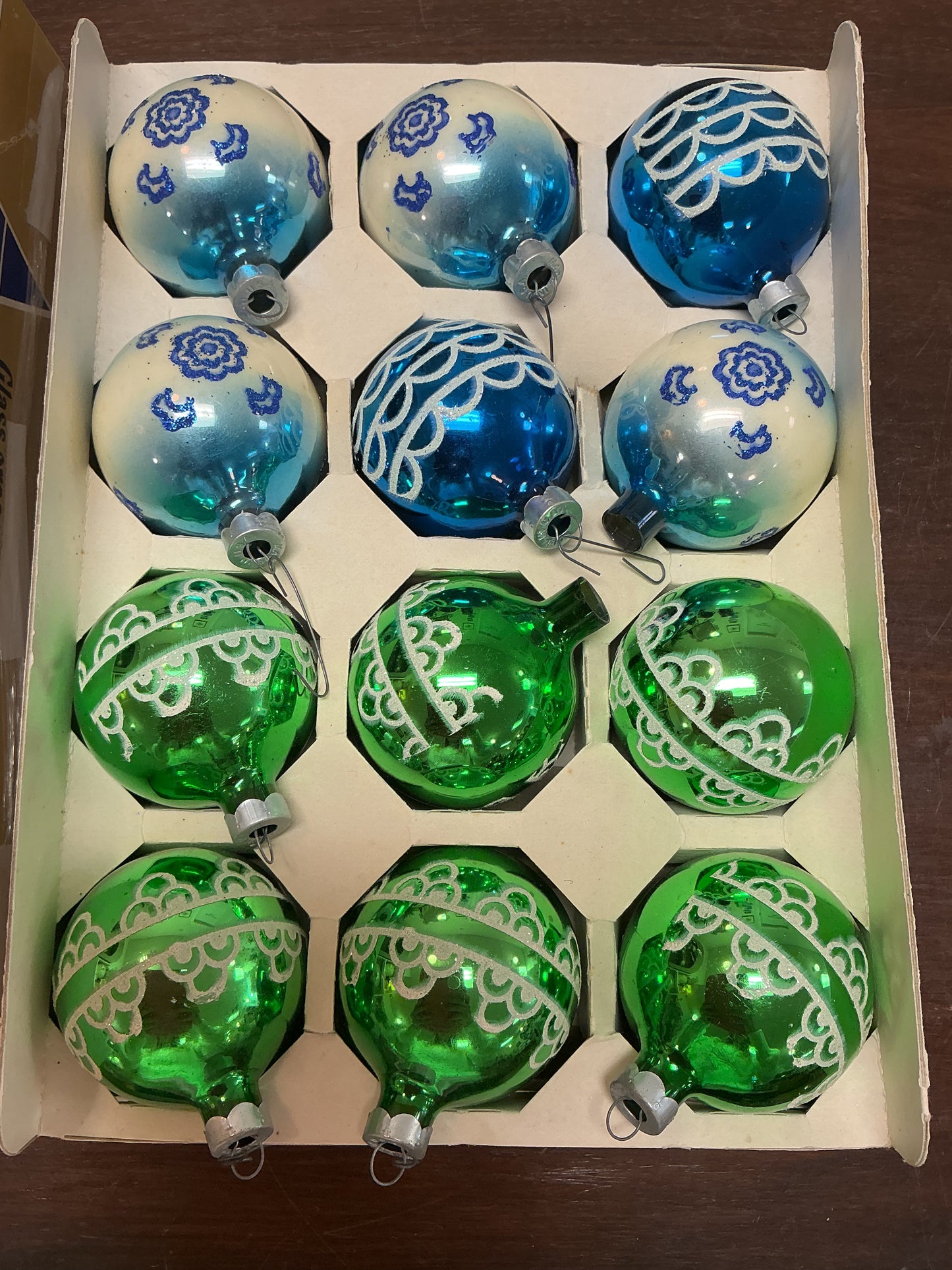 Vintage Alderbrook Glass Ornaments