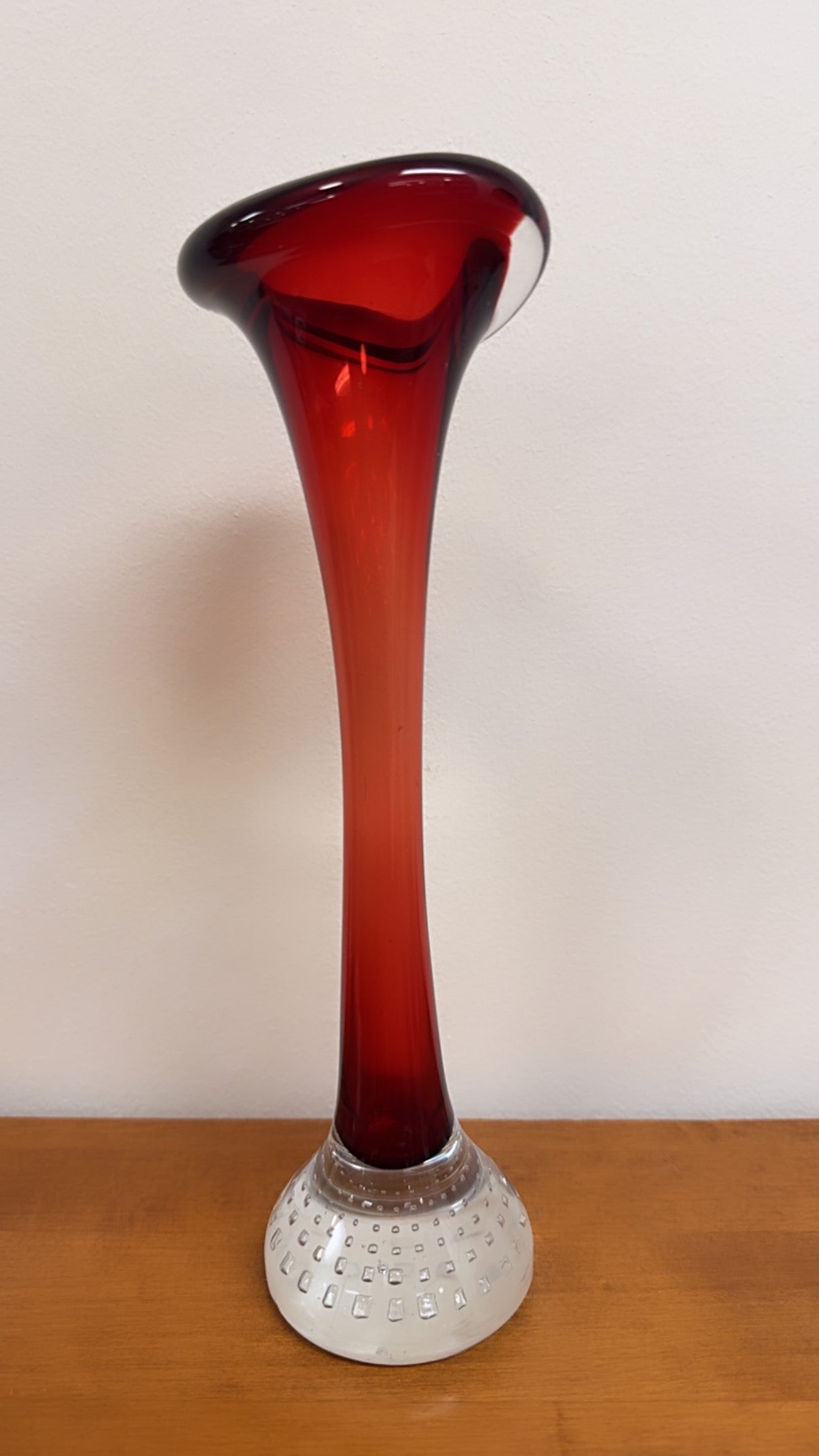 Aseda Glasbruk “Jack in the Pulpit” Vase