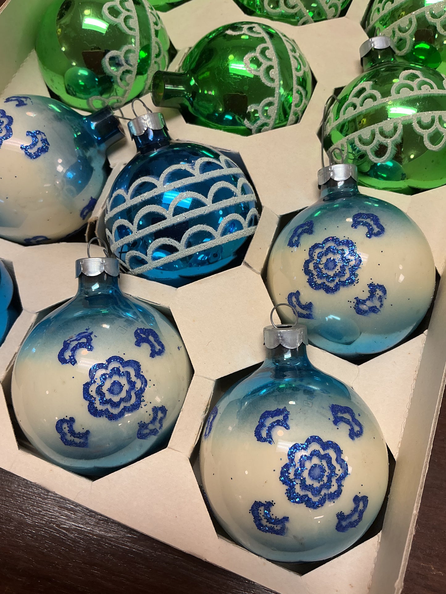 Vintage Alderbrook Glass Ornaments