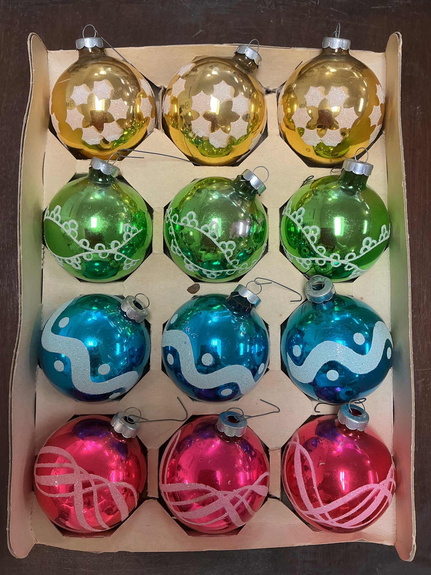 Vintage Glass Christmas Bulbs