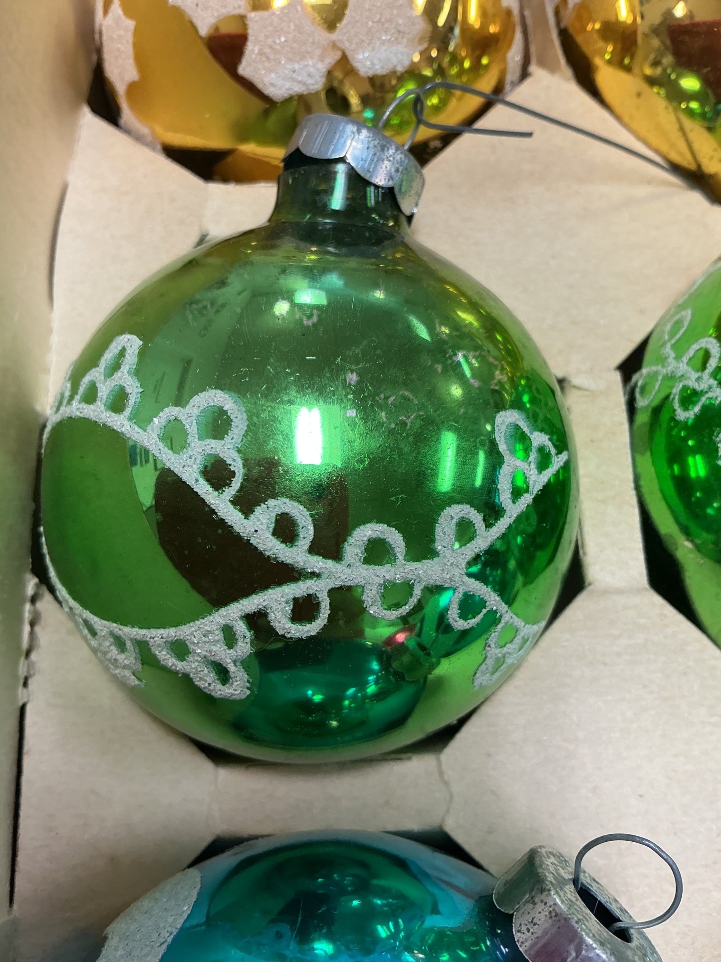 Vintage Glass Christmas Bulbs