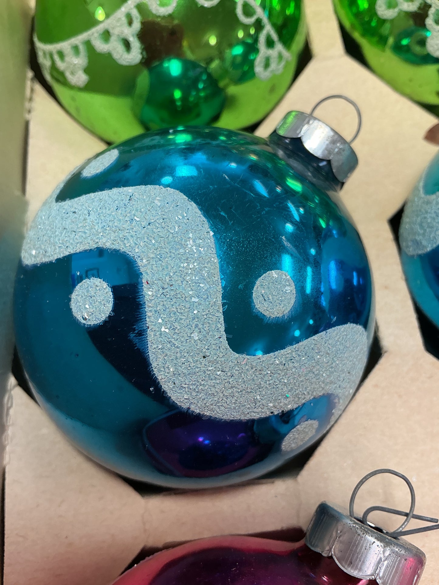 Vintage Glass Christmas Bulbs