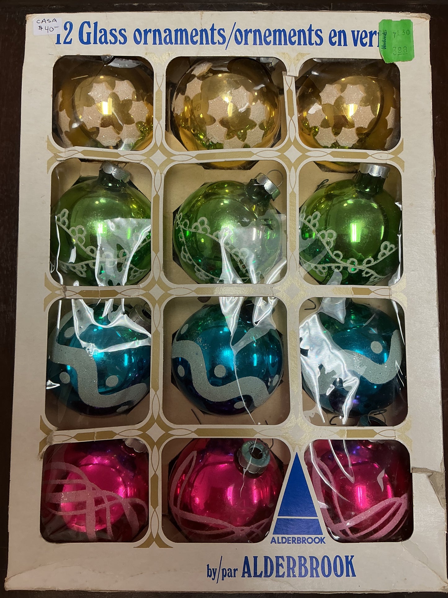 Vintage Glass Christmas Bulbs