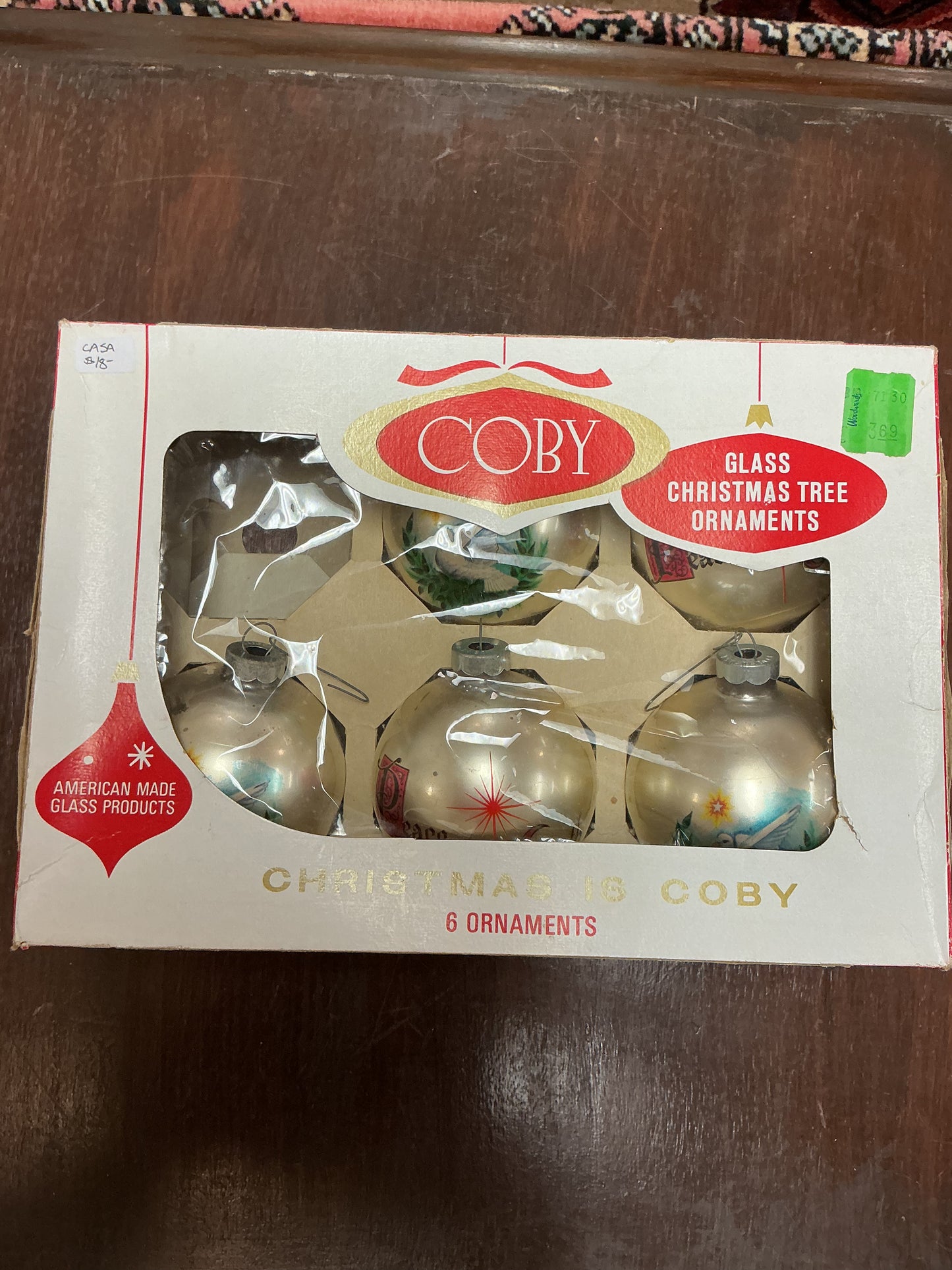 Coby Glass Christmas Bulbs