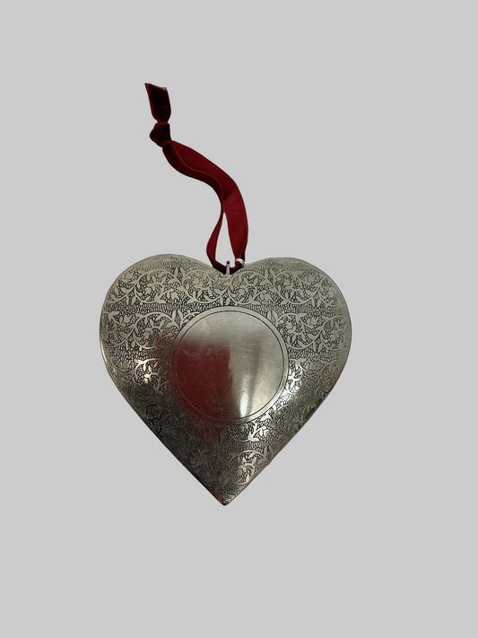 Vintage Silver-Plated Heart