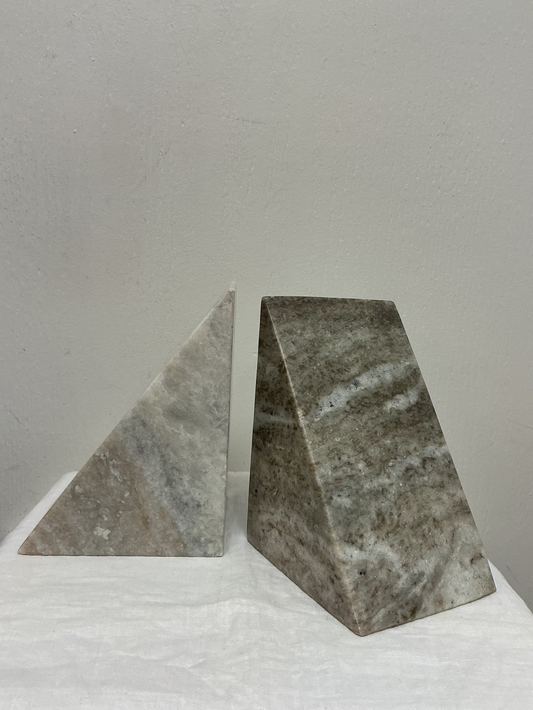Marble Book Ends