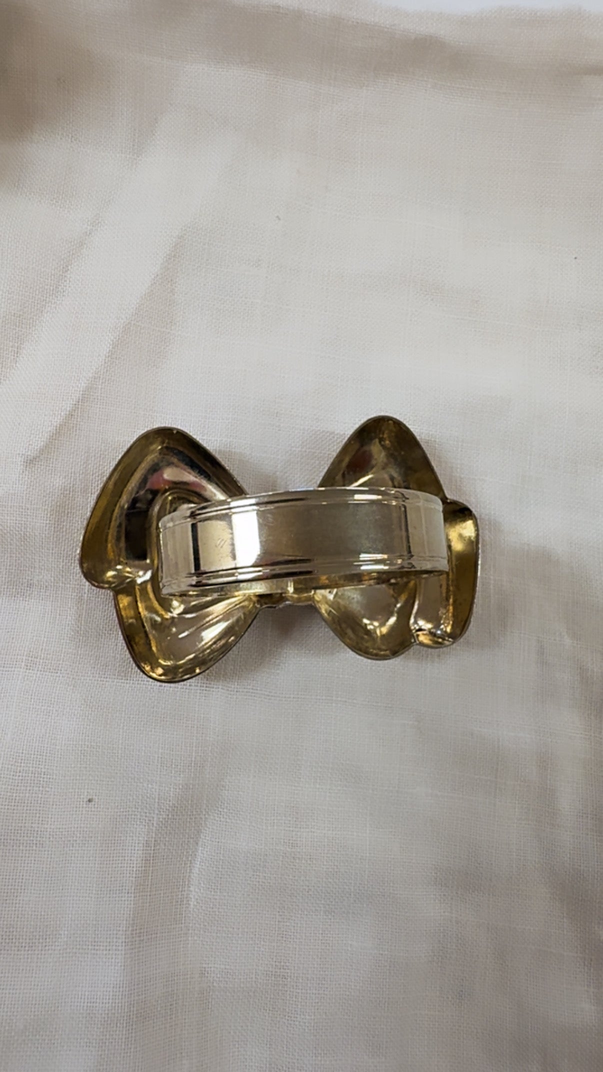 Vintage Silver Bow Napkin Rings