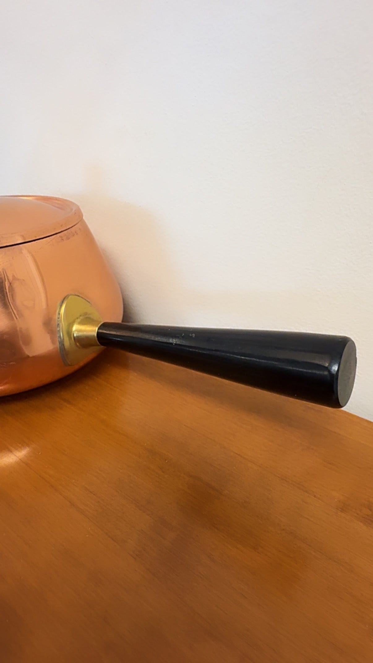 Vintage Copper Fondue Pot