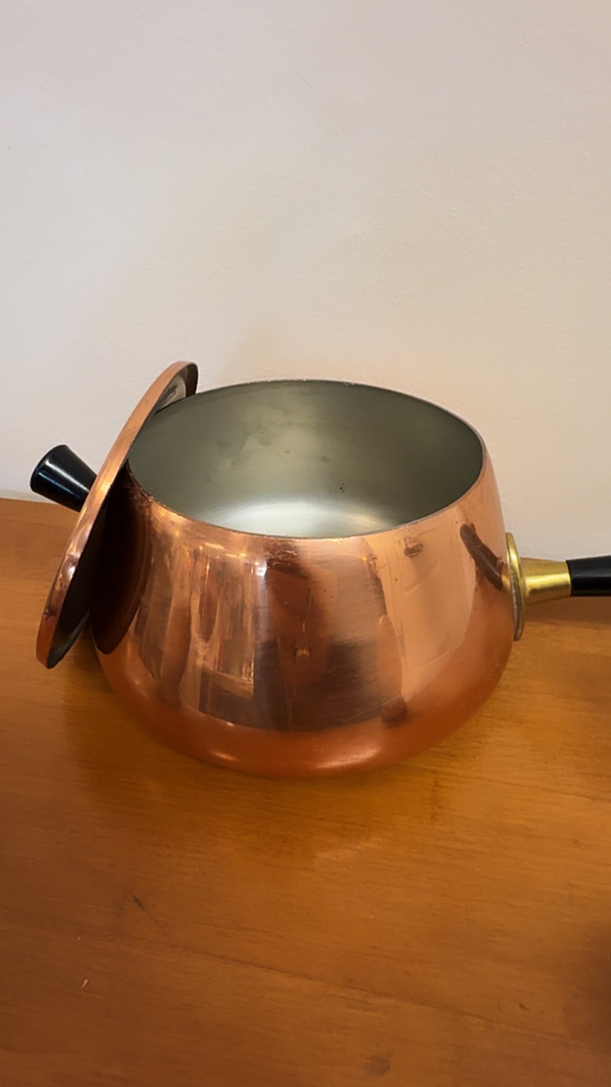 Vintage Copper Fondue Pot