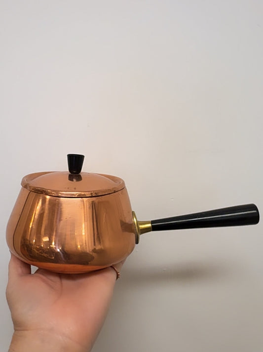 Vintage Copper Fondue Pot