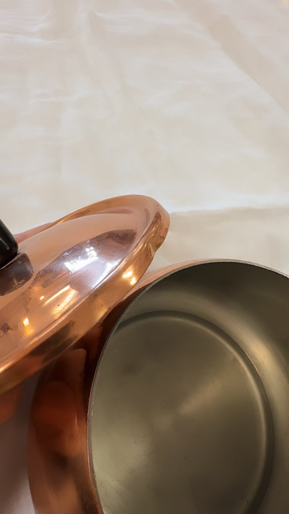 Vintage Copper Fondue Pot