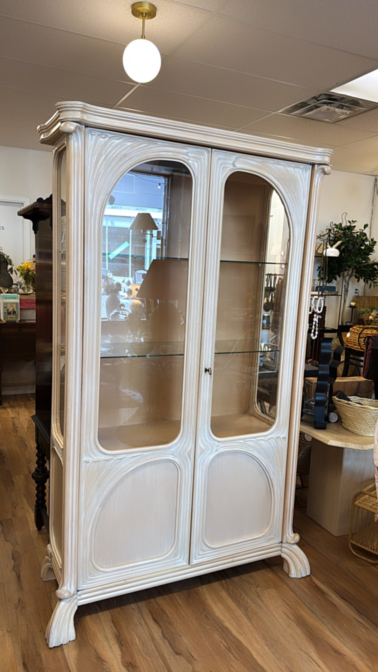 Costal Vintage Curio Cabinet