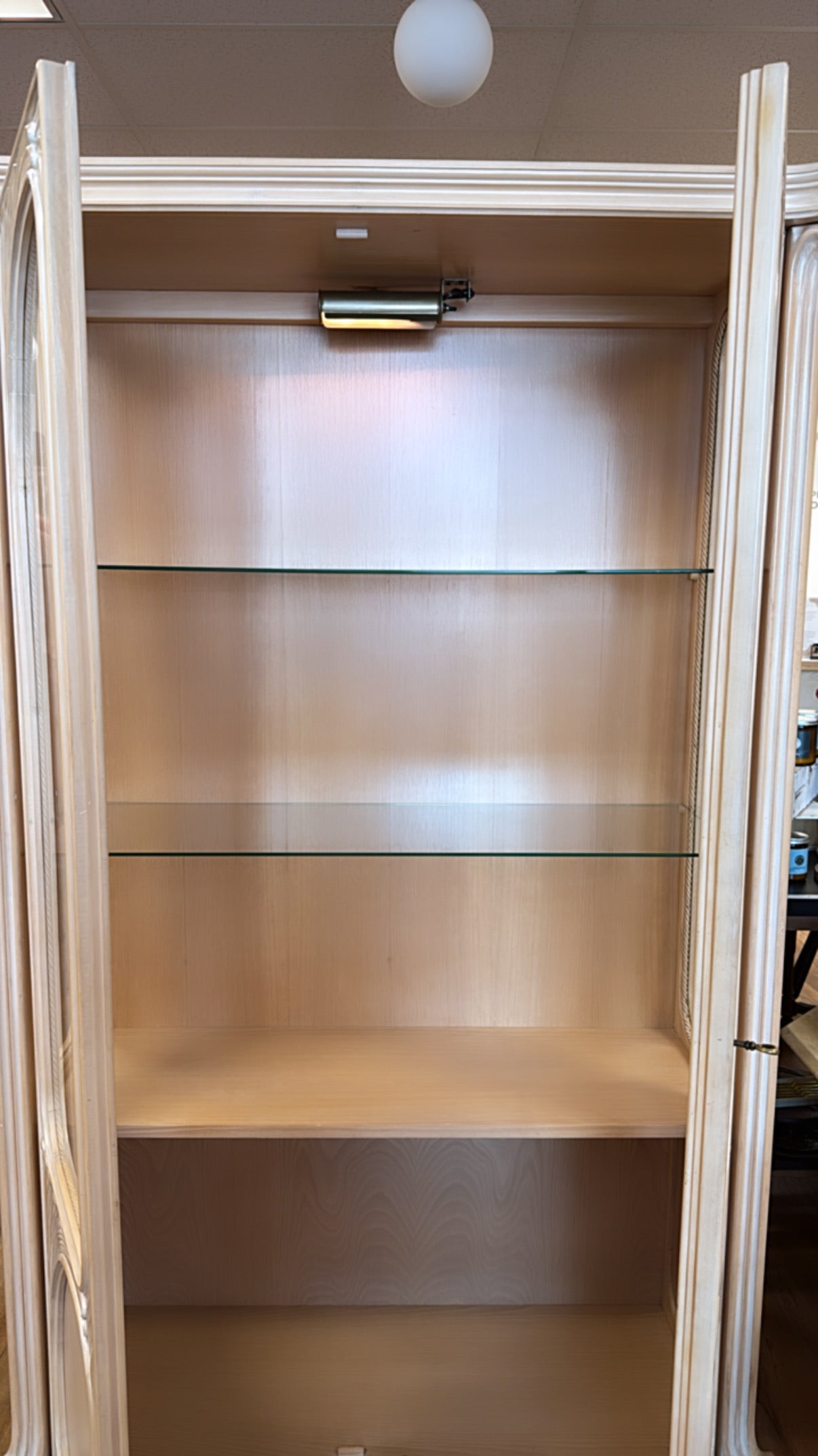 Costal Vintage Curio Cabinet