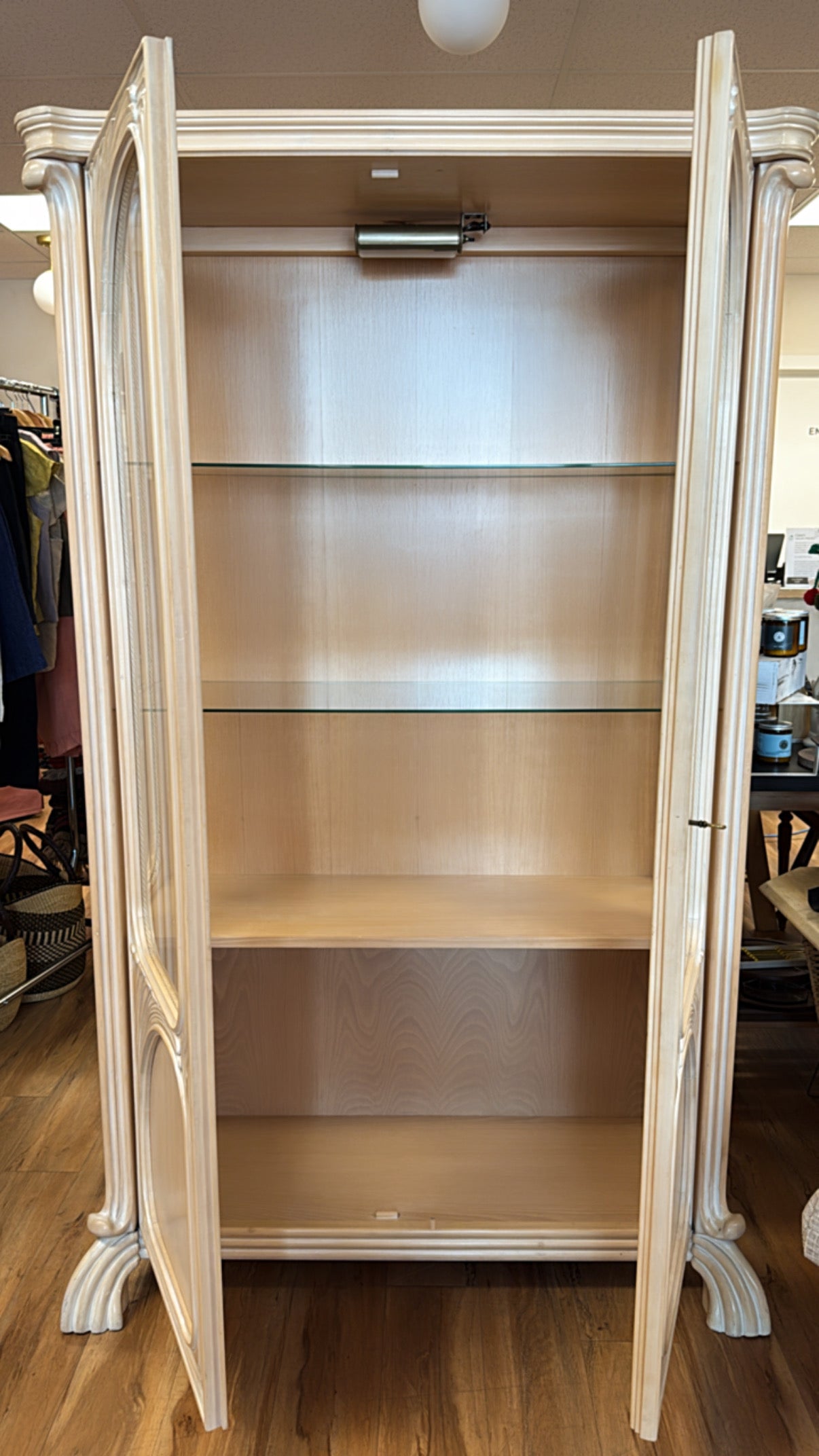 Costal Vintage Curio Cabinet