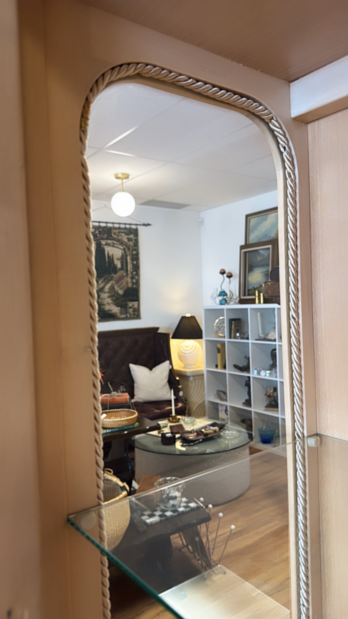 Costal Vintage Curio Cabinet