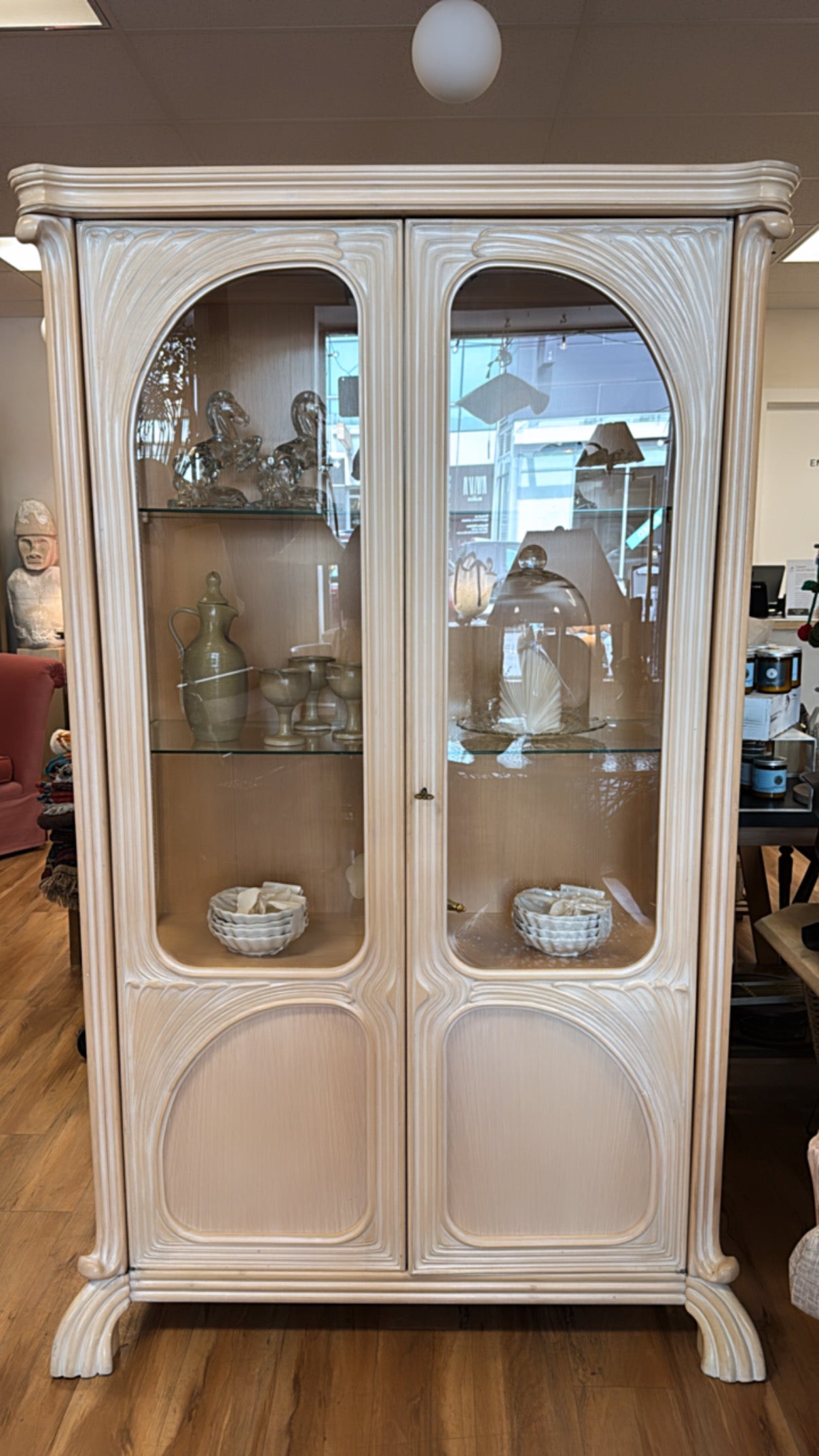 Costal Vintage Curio Cabinet