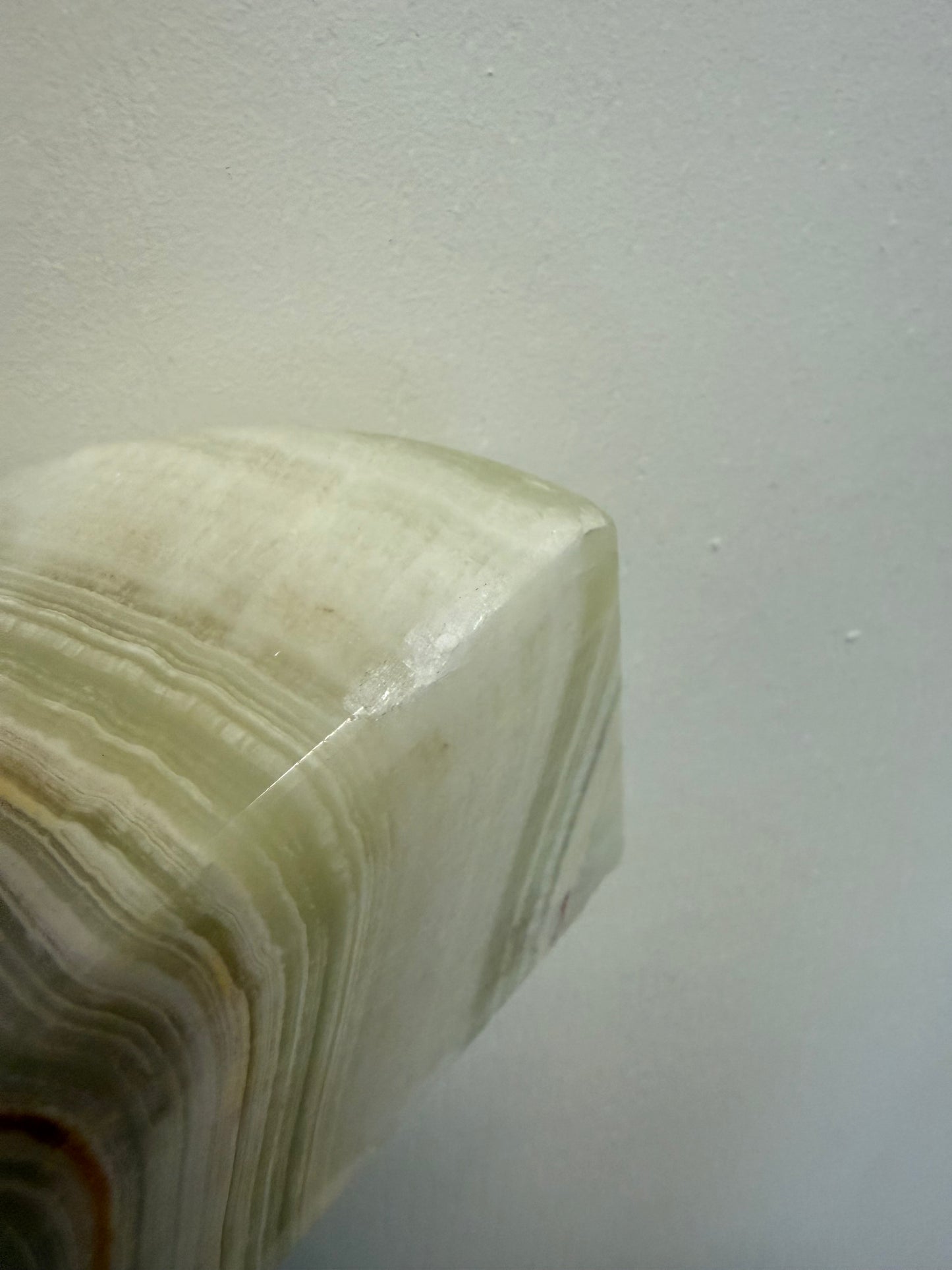 Art Deco Style Banded Onyx Bookends – Circa 1970