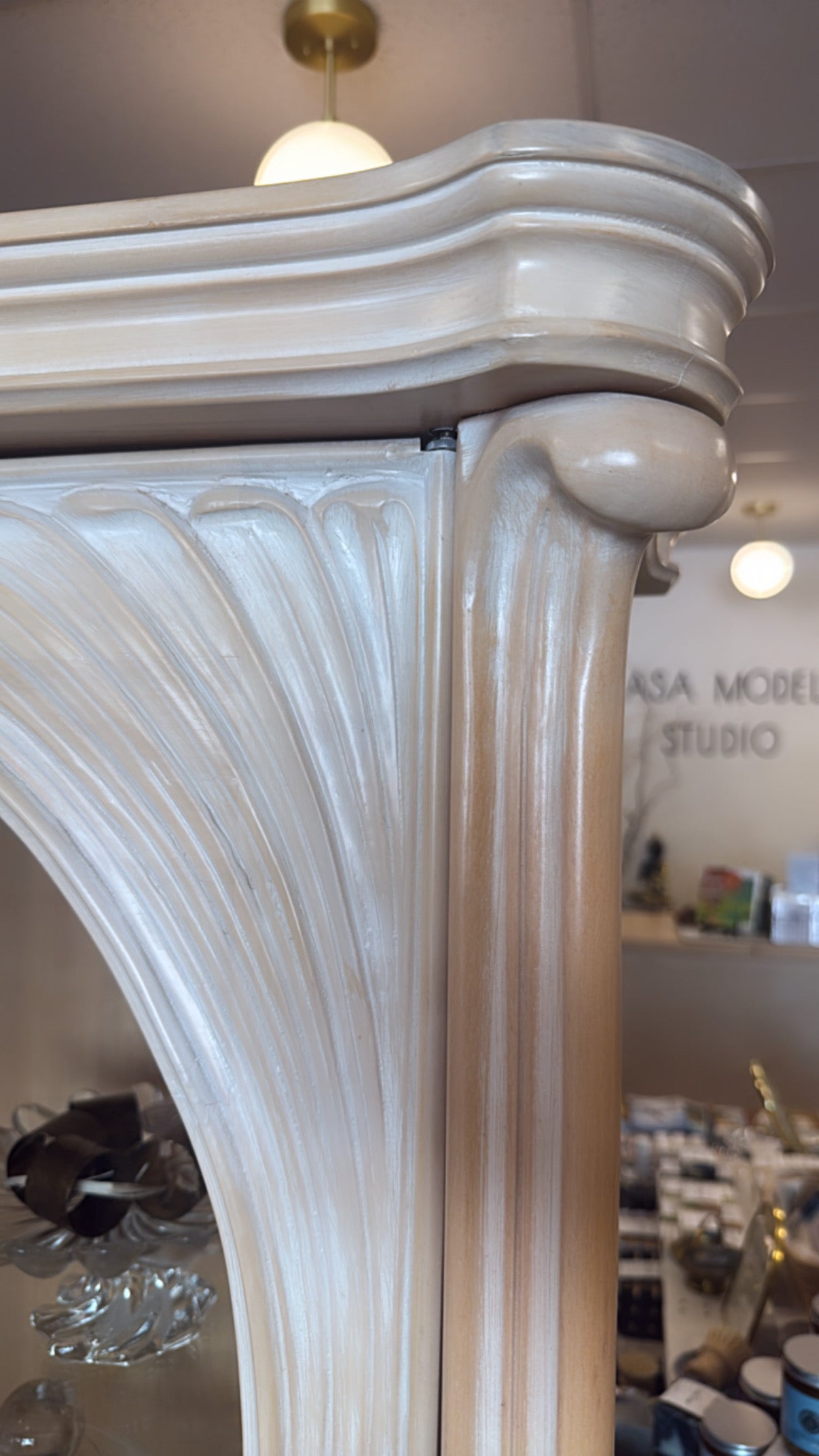 Costal Vintage Curio Cabinet