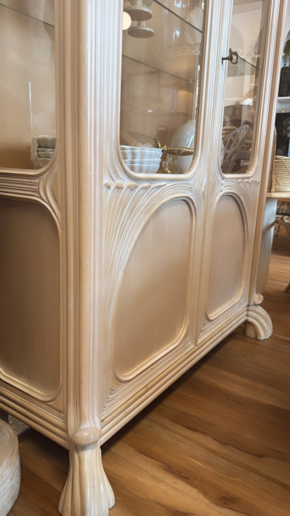 Costal Vintage Curio Cabinet