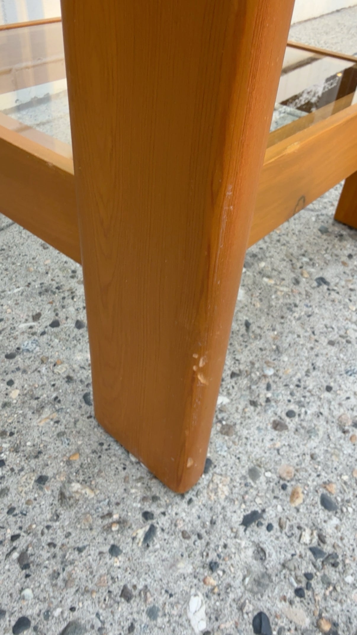 SOLID PINE MID-CENTURY SIDE TABLES