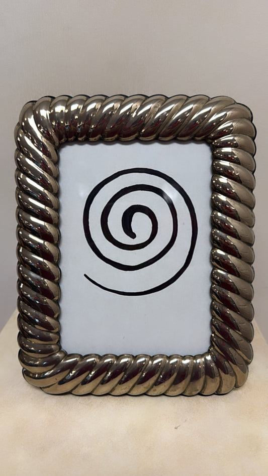 Swirl Metal Picture Frame