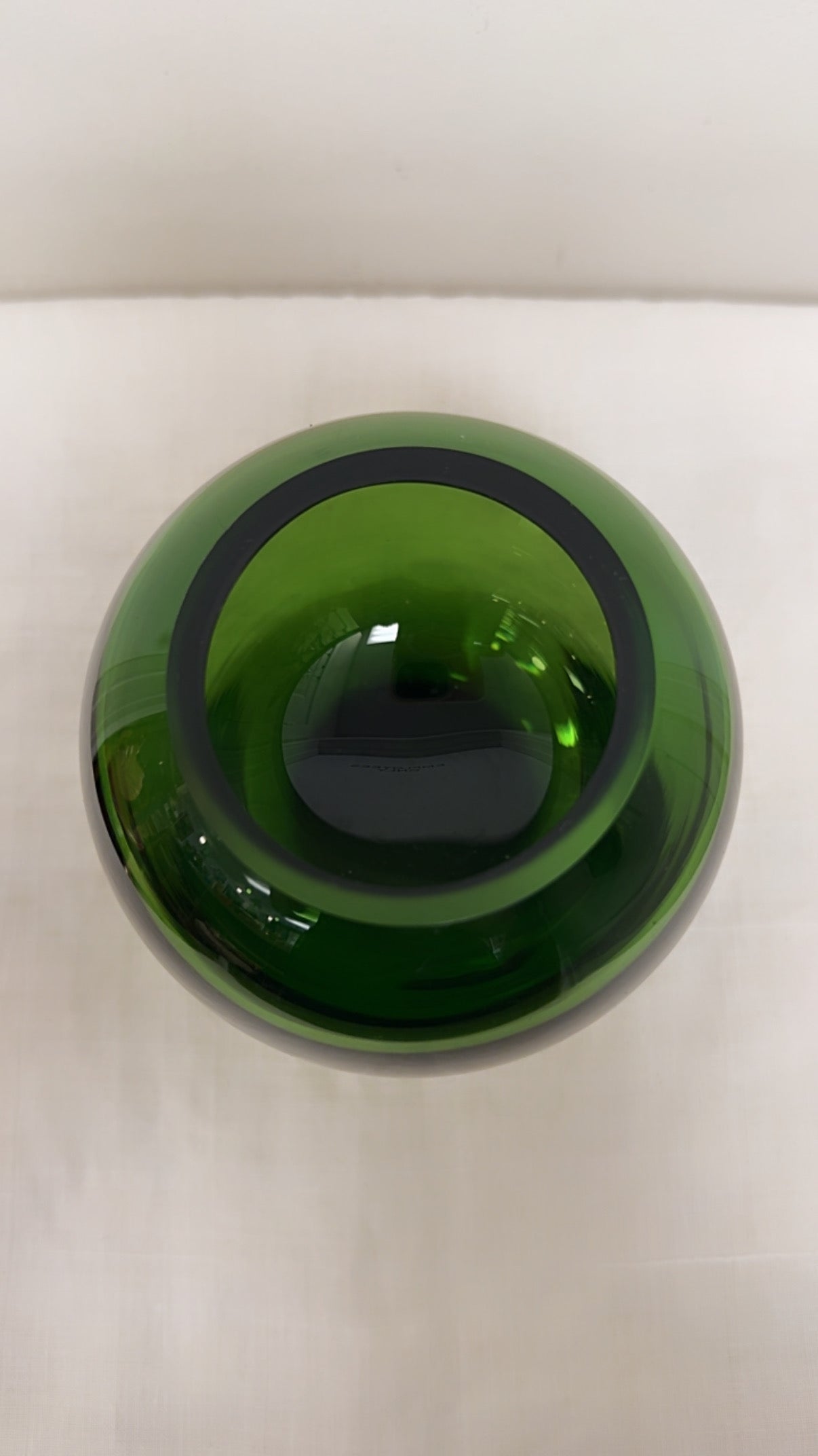Hand-Blown Vintage Sphere Vase