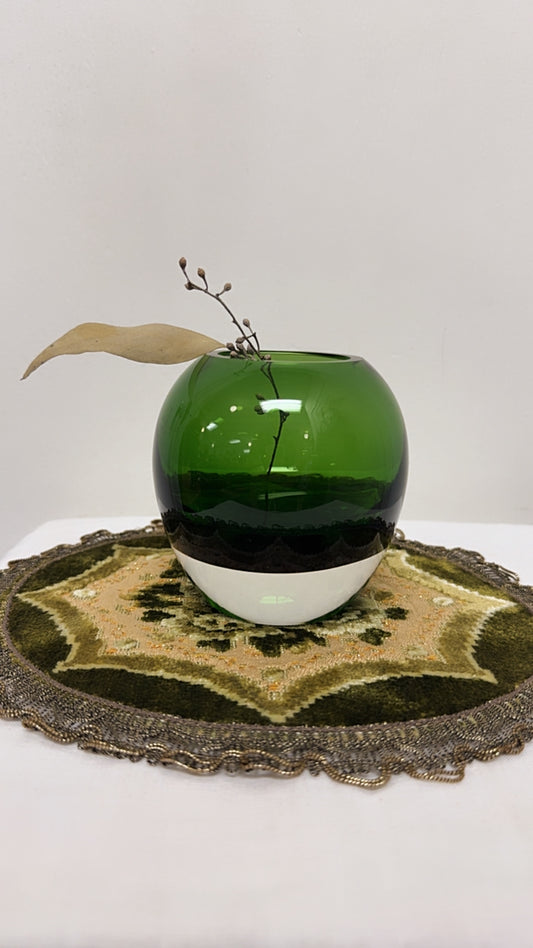Hand-Blown Vintage Sphere Vase