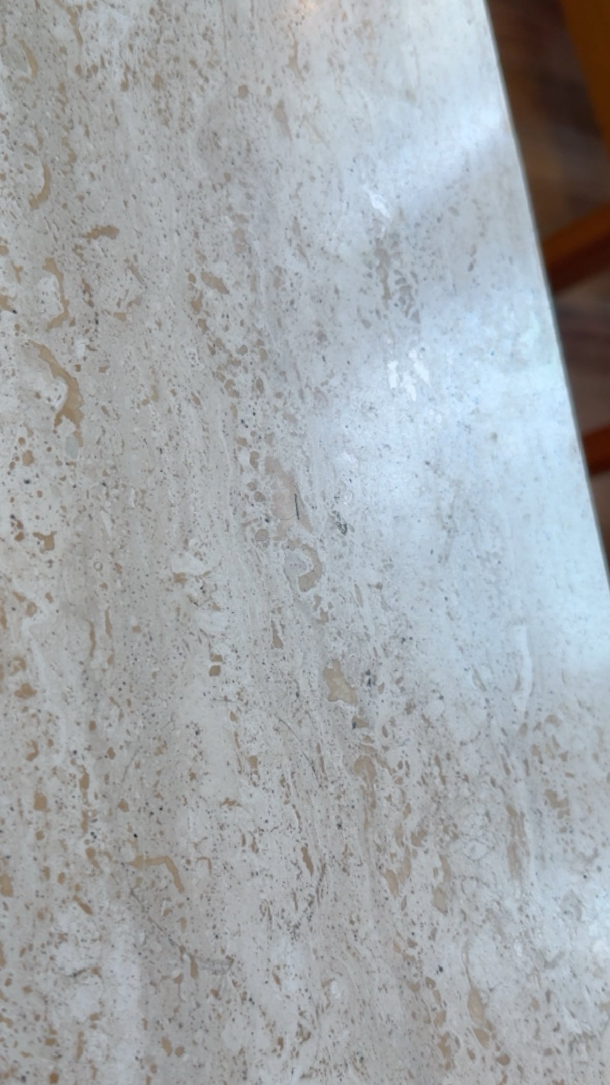 VINTAGE ITALIAN TRAVERTINE COFFEE TABLE