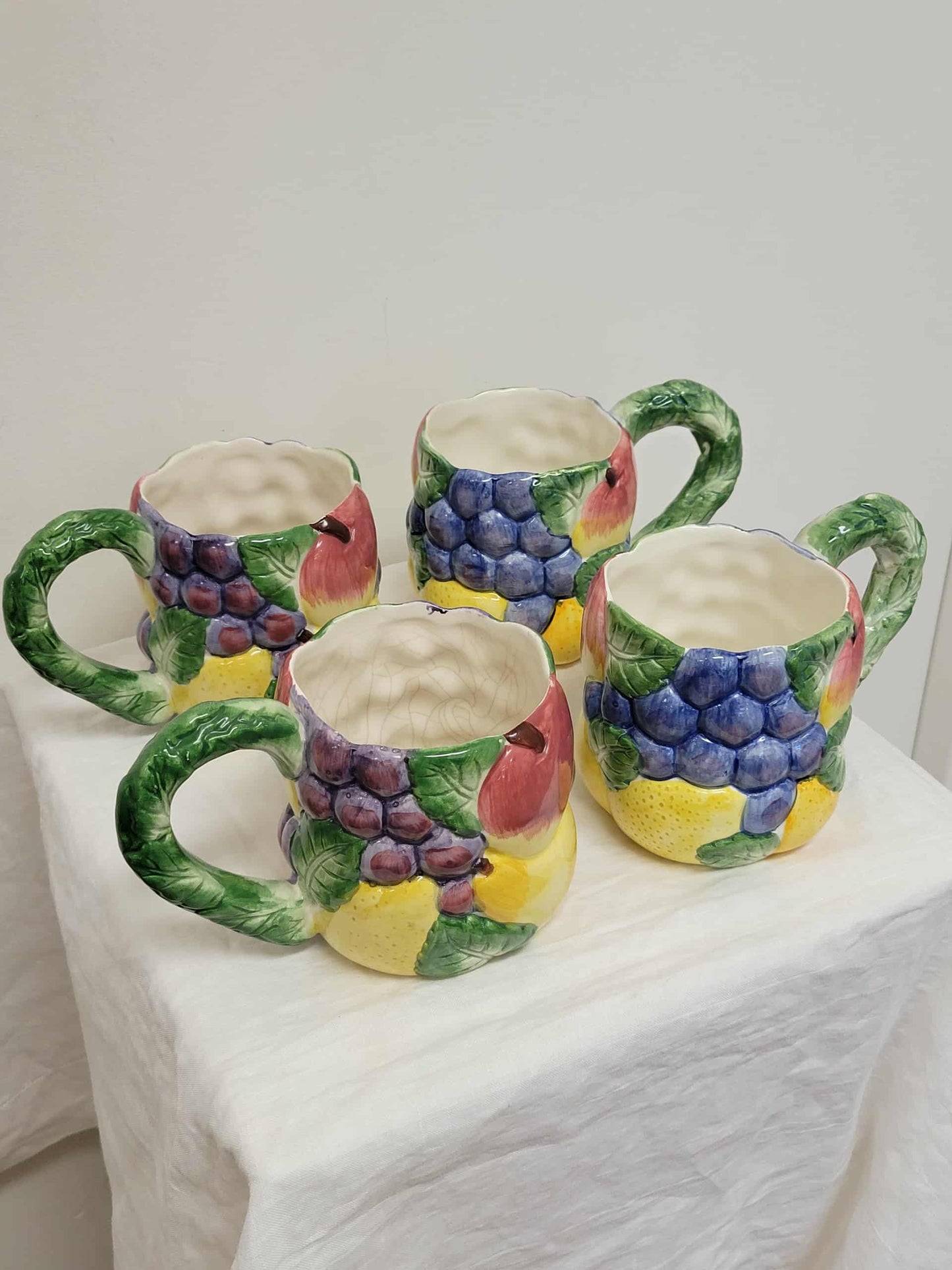 Vintage Fitz and Floyd Harvest Mugs