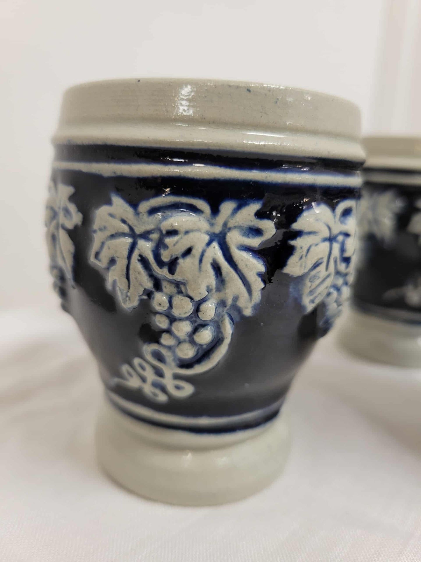 Zoller & Born German Stoneware Wine Goblets