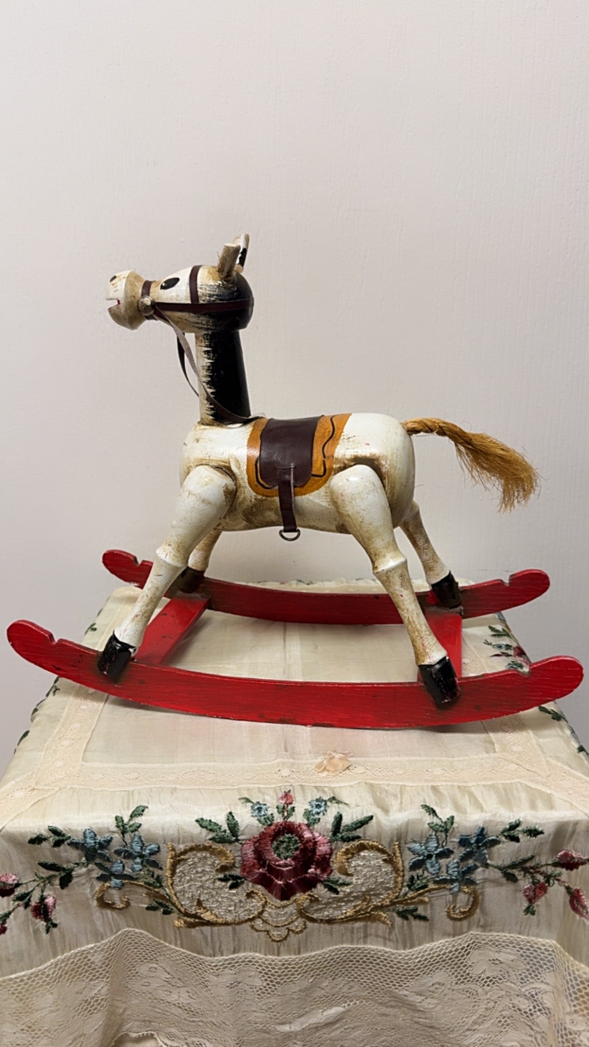 Vintage Wooden Christmas Horse