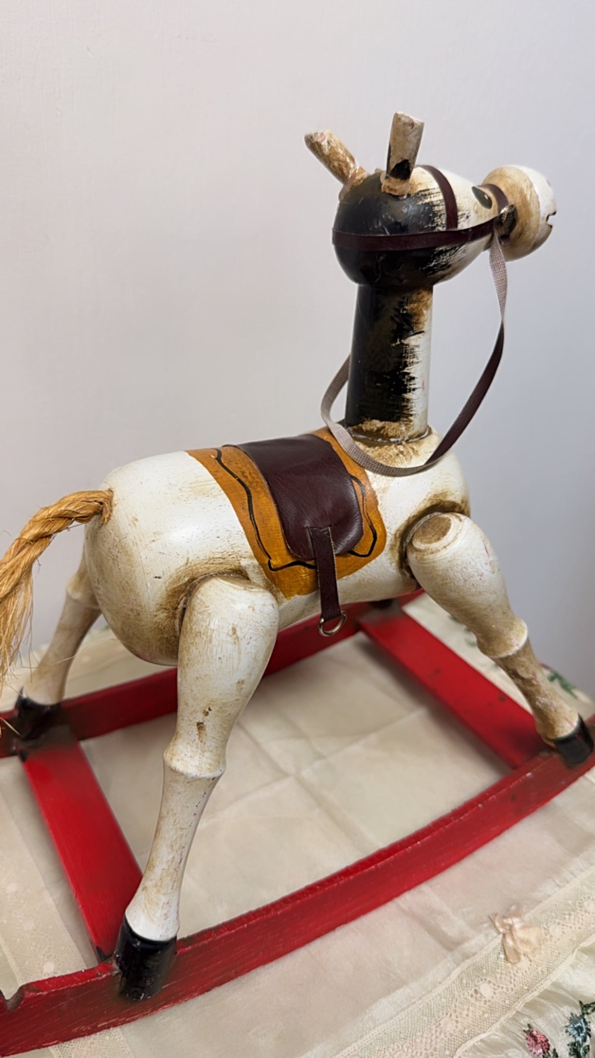 Vintage Wooden Christmas Horse