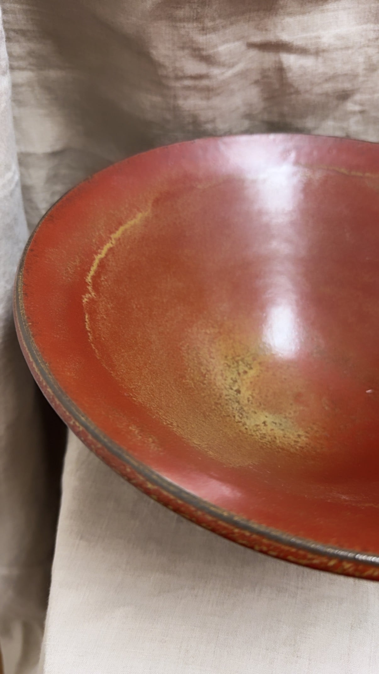 MCM Russet Glazed Bowl
