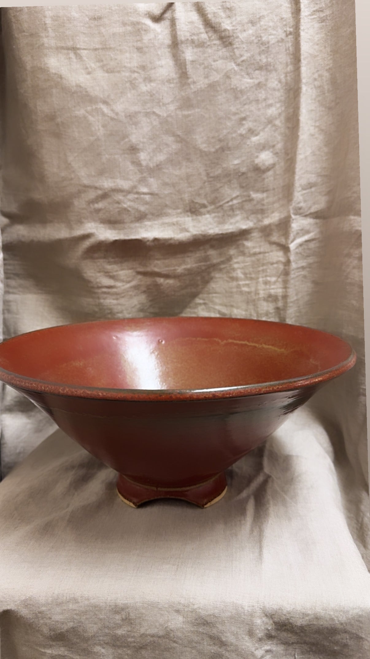 MCM Russet Glazed Bowl