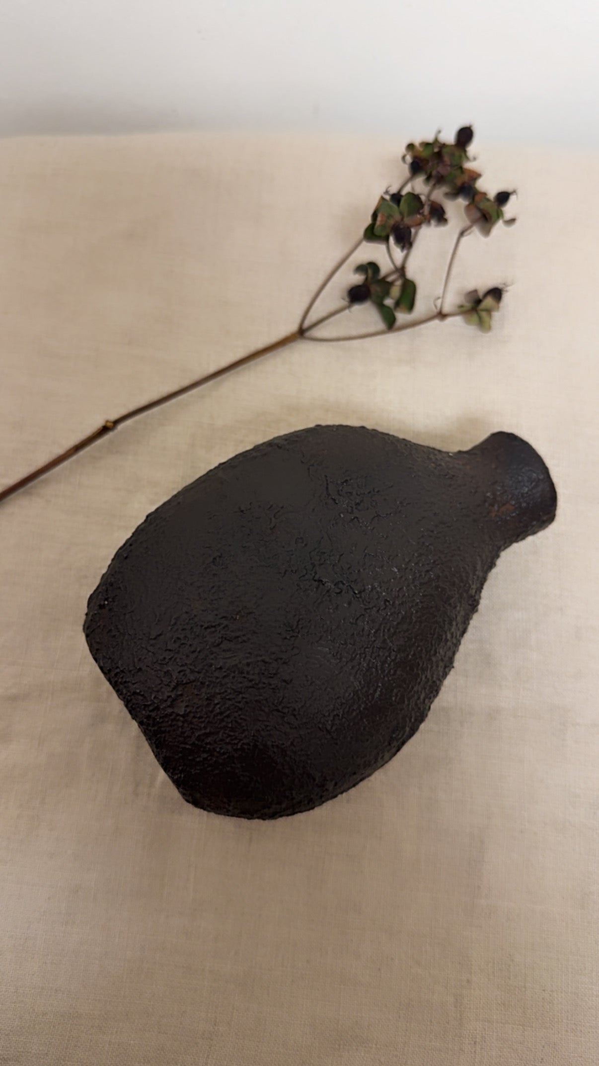 Unique Repurposed Textured Bud Vase