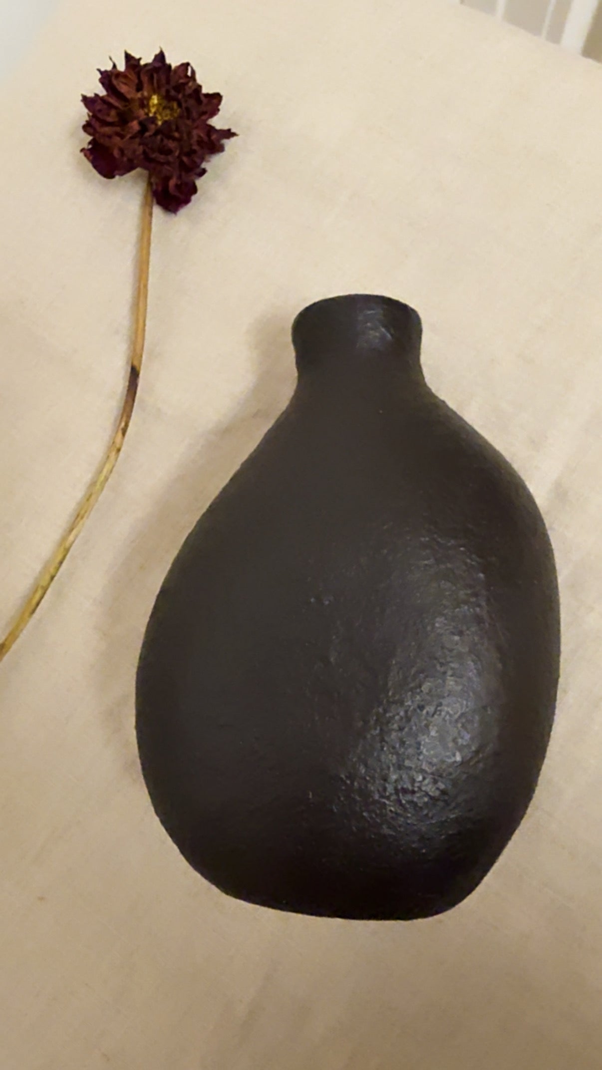 Unique Repurposed Textured Bud Vase